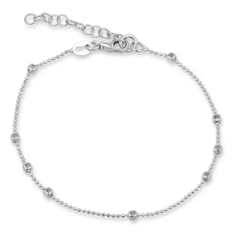 kogelarmband in zilver 17 plus 3 cm x 2,1 mm