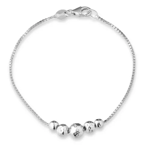 kogelarmband in zilver 17, 18cm x 5,8 mm