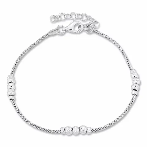 kogelarmband in zilver 17 plus 3 cm x 3,9 mm