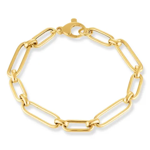 armband in verguld sterlingzilver  x 6,3 mm
