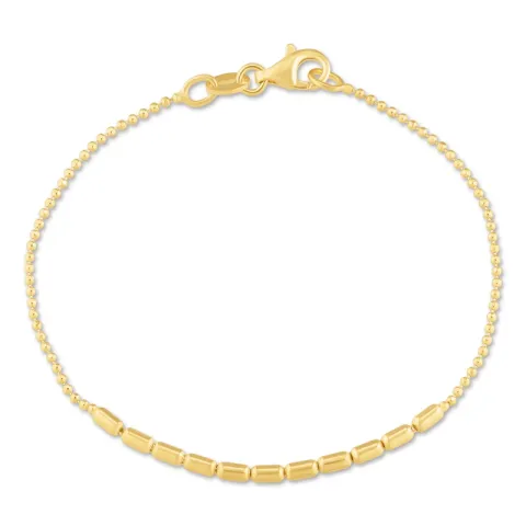 armband in verguld sterlingzilver x 2,0 mm