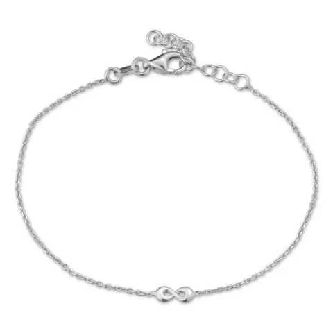 infinity armband in zilver met hanger in zilver