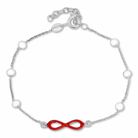 infinity armband in zilver met hanger in zilver