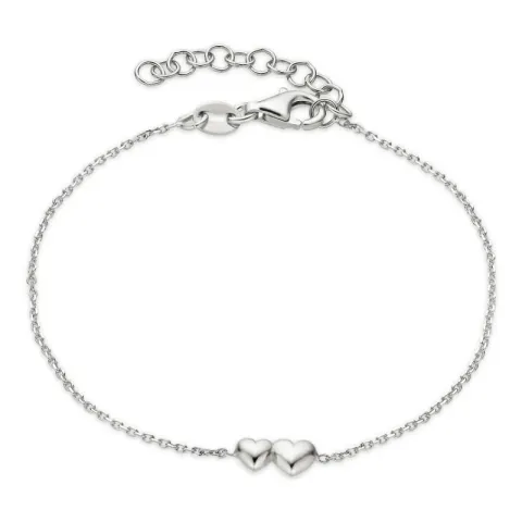 hart armband in zilver