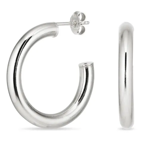 27 mm halfcreool in zilver