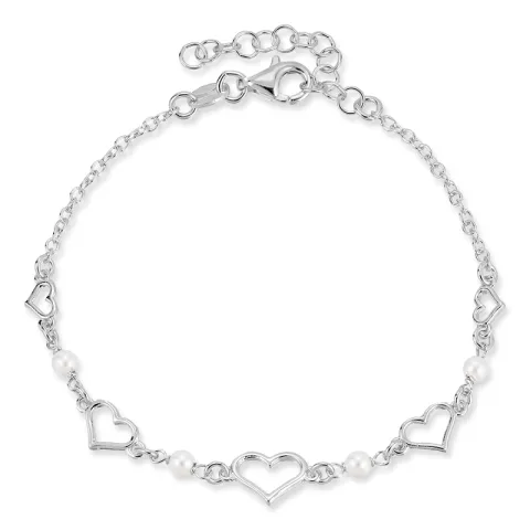 hart armband in zilver