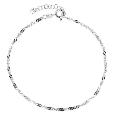 enkelbandje in zilver 24 + 3 cm x 