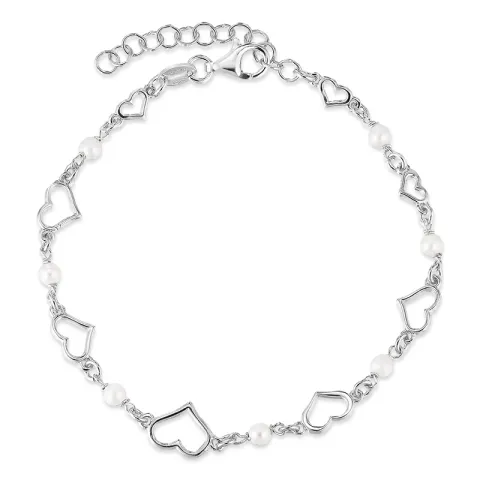 hart armband in zilver