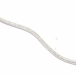 Enkelbandje in zilver x 1,0 mm