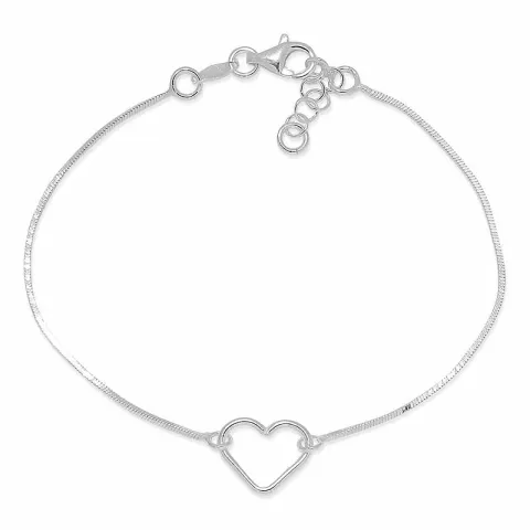 hart armband in zilver