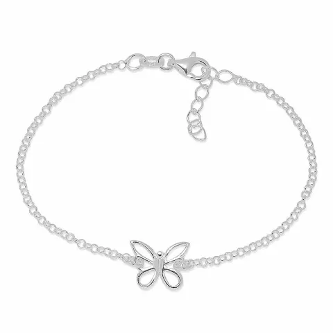 vlinder armband in zilver