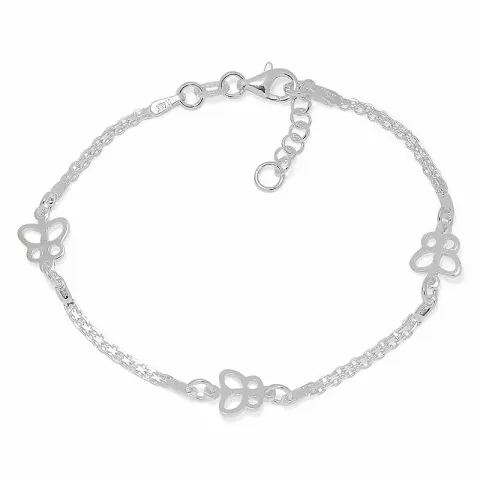 Goedkoop vlinder armband in zilver