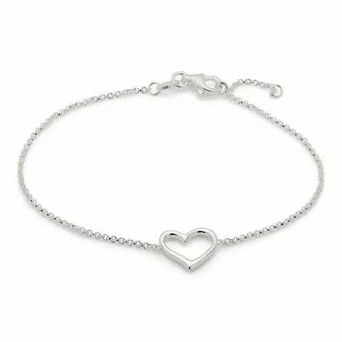 hart armband in zilver