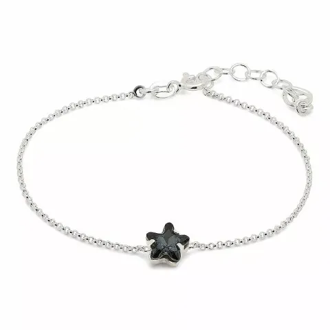 ster kristal armband in zilver