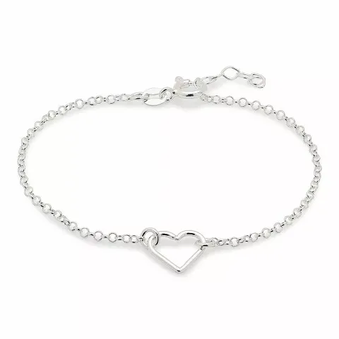 hart armband in zilver