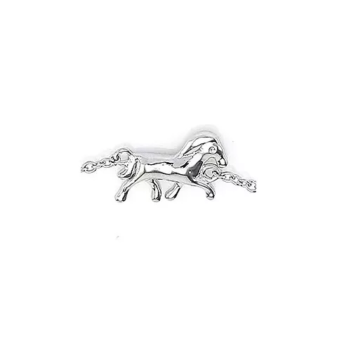 Paarden armband in zilver met paard in zilver
