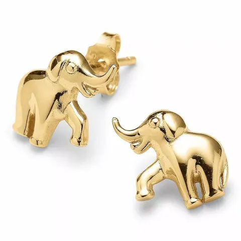 olifant oorsteker in verguld sterlingzilver