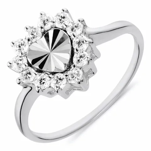 hart ring in zilver
