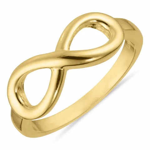 testsieraad ring in verguld sterlingzilver