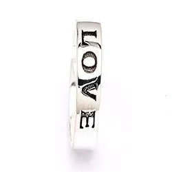 Love ring in zilver