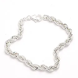 BNH cordel armband in zilver 17 cm x 4,5 mm