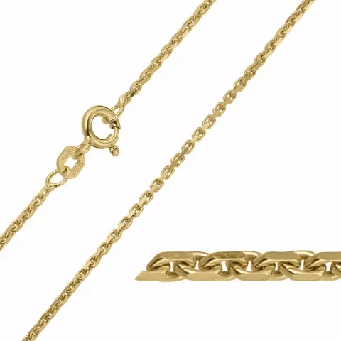 BNH Anker facet armband in 14 karaat goud 18,5 cm x 1,4 mm