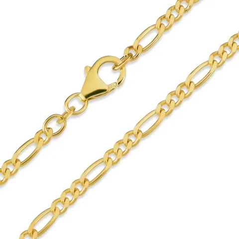 figaro ketting in 8 karaat goud 42 cm x 2,8 mm