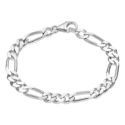 figaro armband in zilver 21 cm x 7,4 mm