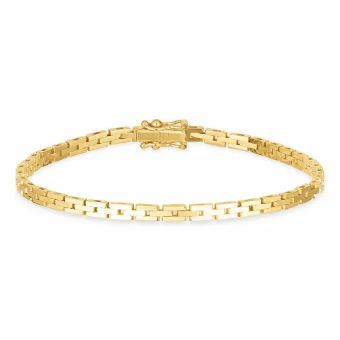 BNH Schakelarmband in 14 karaat goud 18,5 cm x 3,0 mm