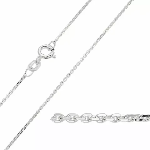 BNH Anker facet ketting in zilver 38 cm x 1,1 mm