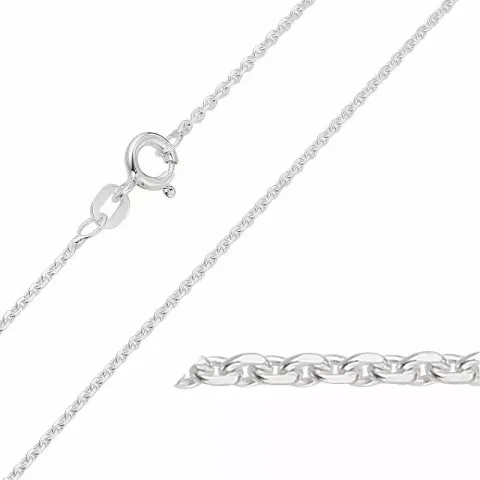 BNH Anker facet ketting in zilver 38 cm x 1,3 mm