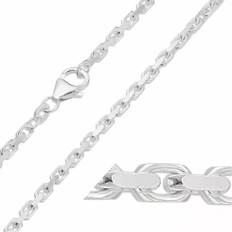 BNH Anker facet ketting in zilver 45 cm x 2,1 mm