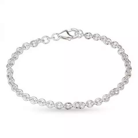 BNH Anker ronde armband in zilver 18,5 cm x 4,0 mm
