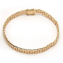 BNH Schakelarmband in 14 karaat goud 18,5 cm x 5,0 mm