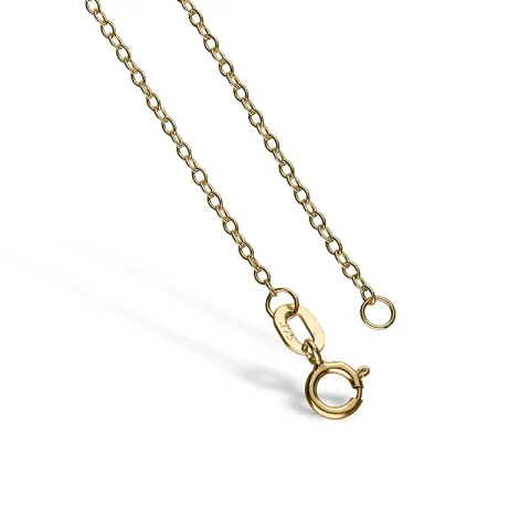 Naamkettingen met hanger in 9 karaat goud - My Letter