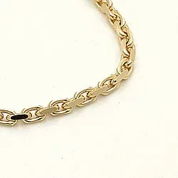 BNH Anker facet ketting in 8 karaat goud 38 cm x 1,4 mm