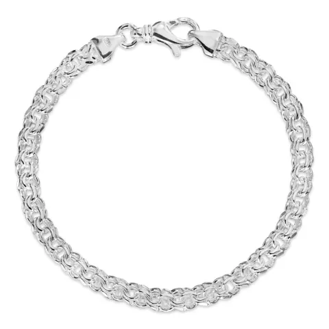 BNH Bismarck armband in zilver 21,0 cm x 5,0 mm