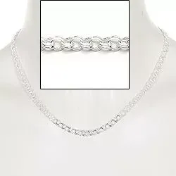 BNH bismarck ketting in zilver 60 cm x 5,0 mm