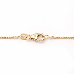 Kaart tarwe ketting in 14 karaat goud 38 cm x 1,0 mm