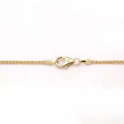 BNH tarwe ketting in 14 karaat goud 38 cm x 1,3 mm