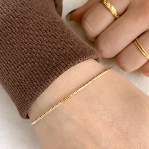 1,8 mm massief BNH armband in 8 karaat goud