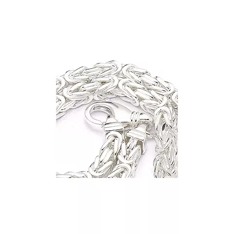 elegant koningsketting in zilver 60 cm x 4,8 mm