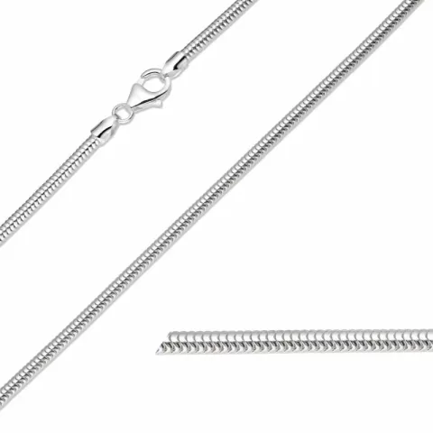 BNH slangenketting in zilver 45 cm x 2,4 mm