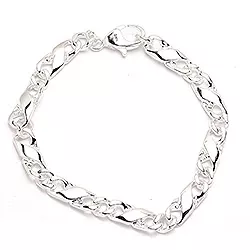 BNH cash armband in zilver 21 cm x 6,5 mm