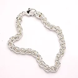 Bnh palm armband in zilver 18,5 cm x 6,0 mm