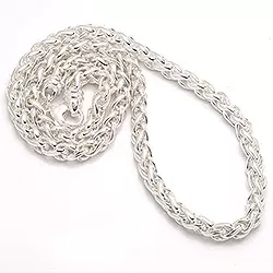 BNH palm ketting in zilver 50 cm x 6,0 mm