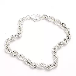Bnh cordel armband in zilver 18,5 cm x 4,5 mm