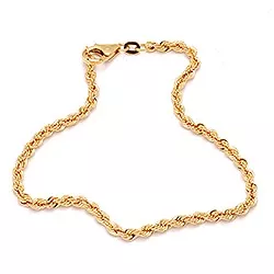 BNH cordel armband in 14 karaat goud 18,5 cm x 2,7 mm