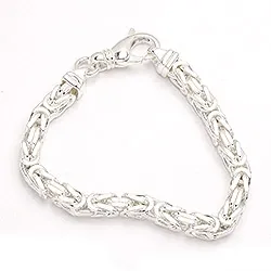 Koning armband in zilver 18,5 cm x 5,6 mm