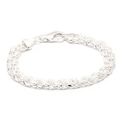 BNH Bismarck armband in zilver 17 cm x 8,5 mm